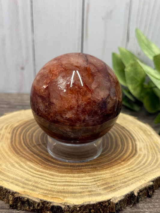 Fire Quartz Sphere