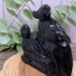 Macaw Gold Sheen Obsidian Carving