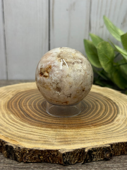 Flower Agate Spheres