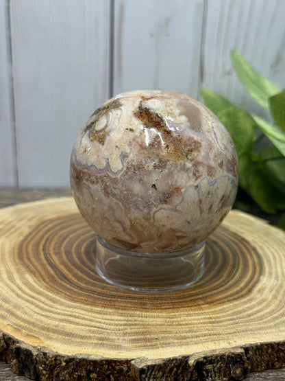 Flower Agate Spheres