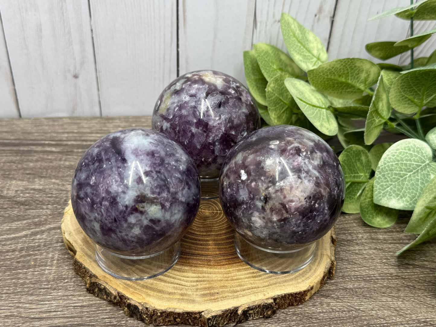 Lepidolite Spheres
