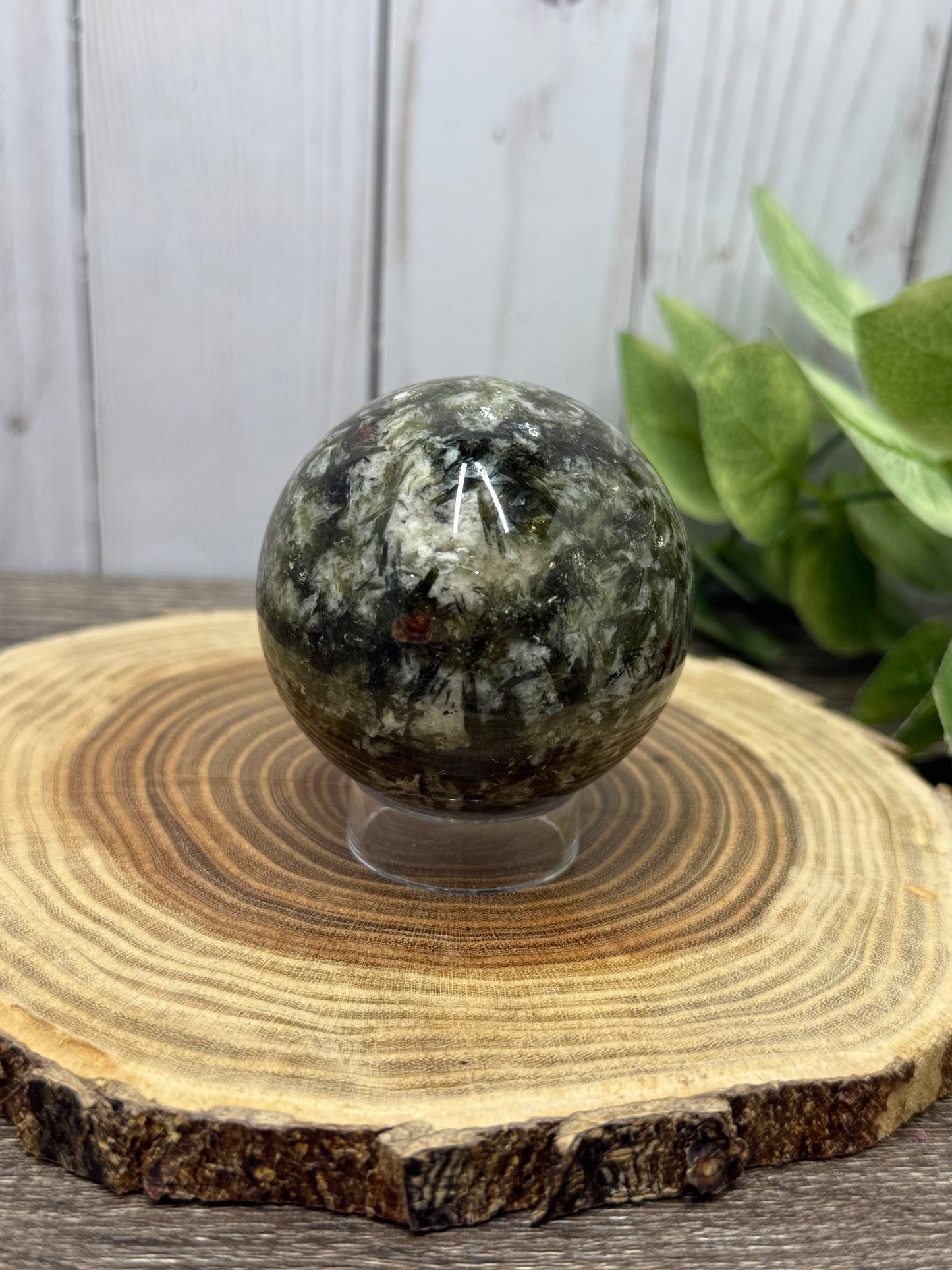 Green Mica Sphere