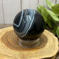 Black Agate Sphere