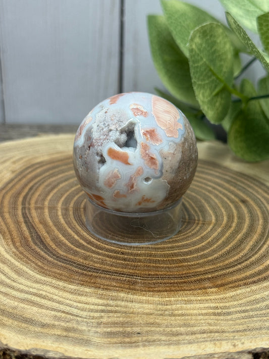 Pink Agate Sphere - small