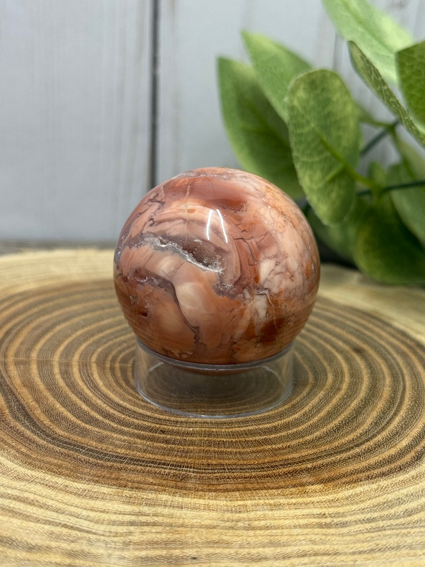 Pink Agate Sphere - small