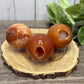 Carnelian Spheres With Druzy
