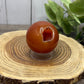 Carnelian Spheres With Druzy