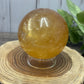 Honey Calcite Spheres