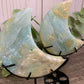 Caribbean Calcite Moon on Stand