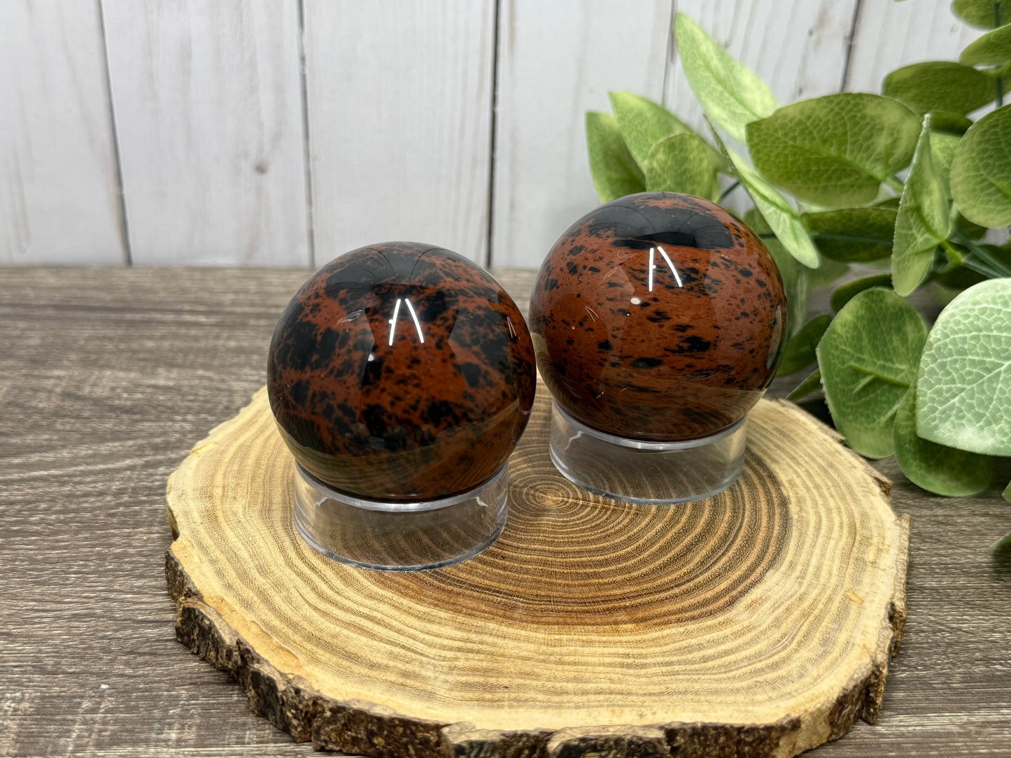 Mahogany Obsidian Sphere