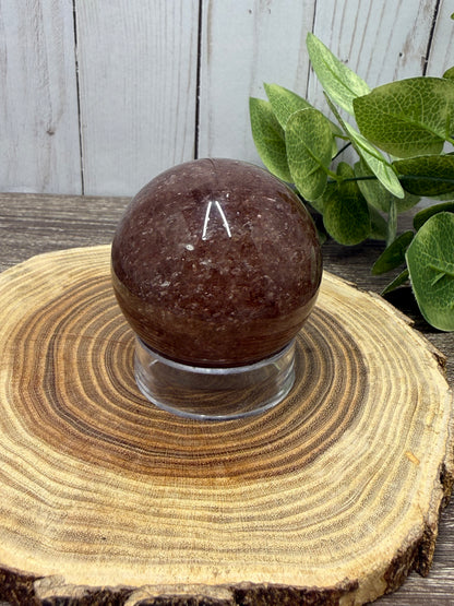 Strawberry Quartz Spheres
