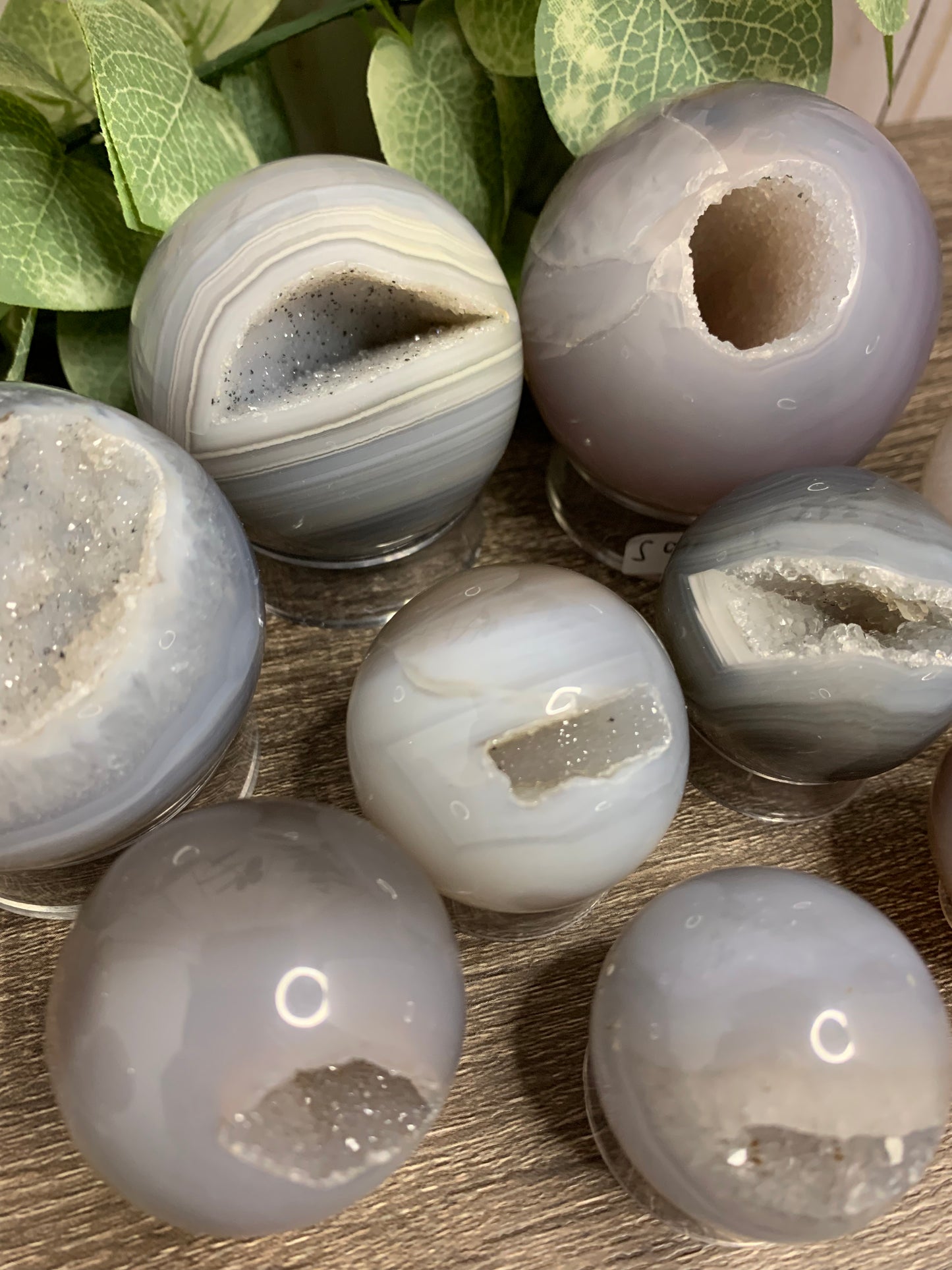 Agate Druzy Spheres