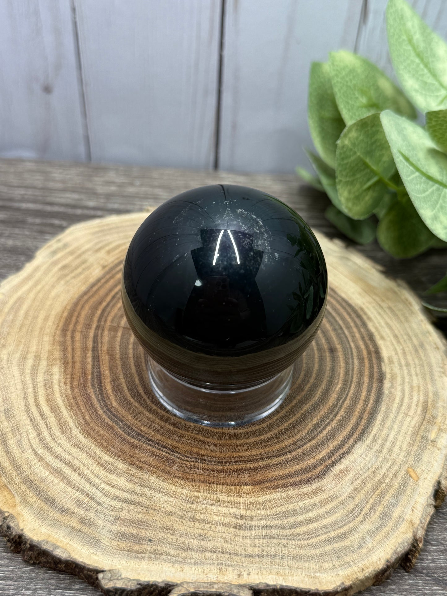 Rainbow Obsidian Sphere
