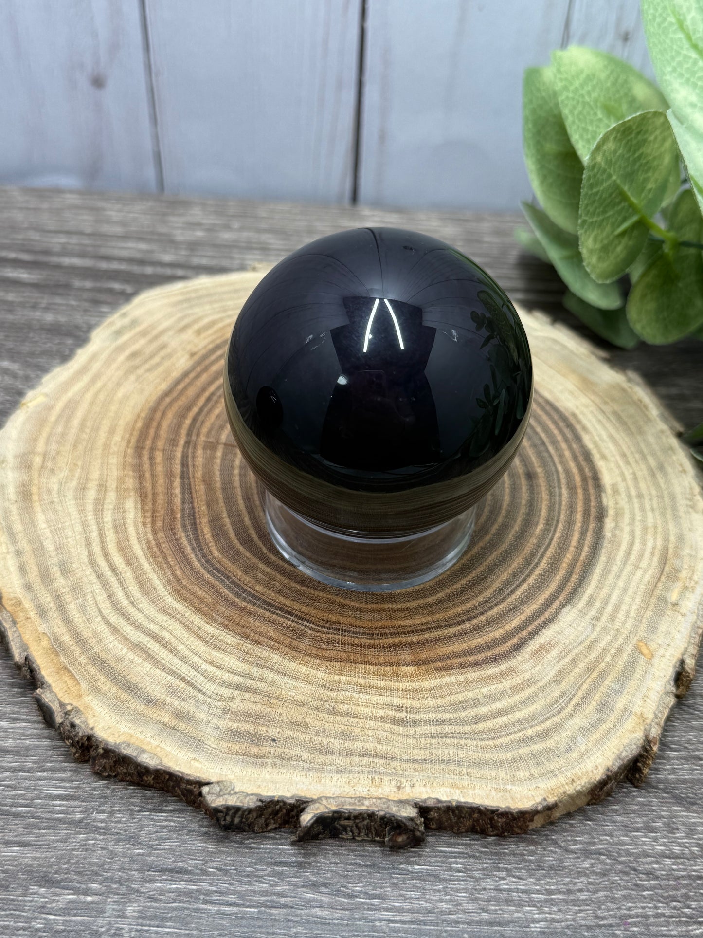 Rainbow Obsidian Sphere