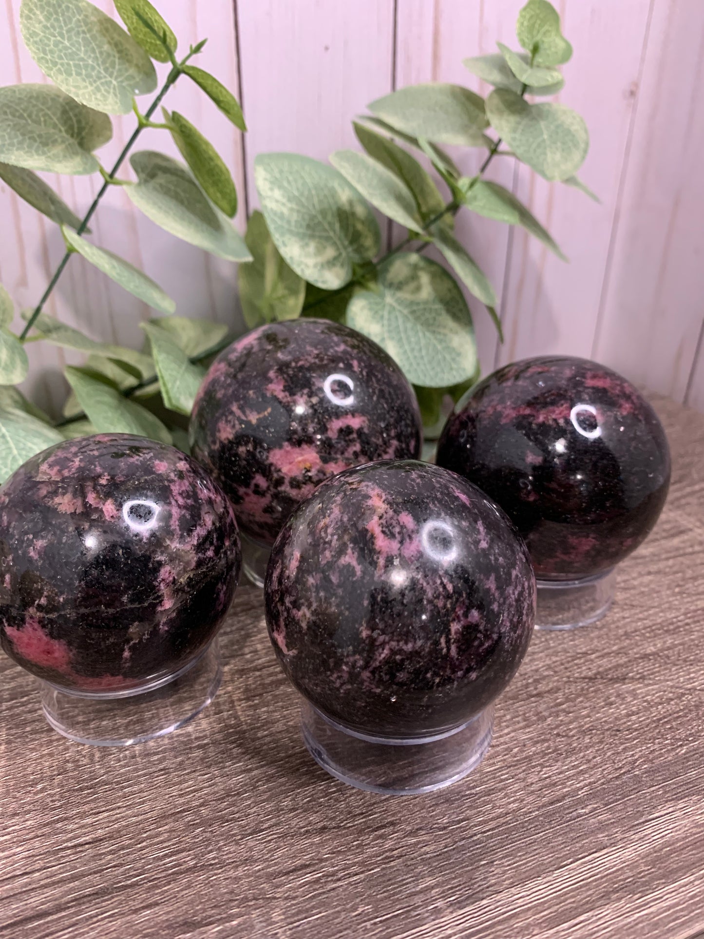 Rhodonite Spheres