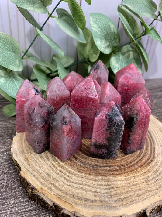 Rhodonite Towers