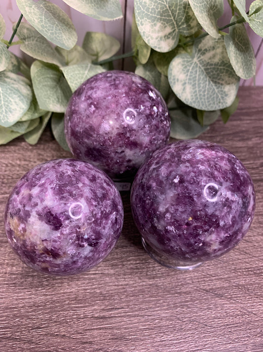 Lepidolite Sphere