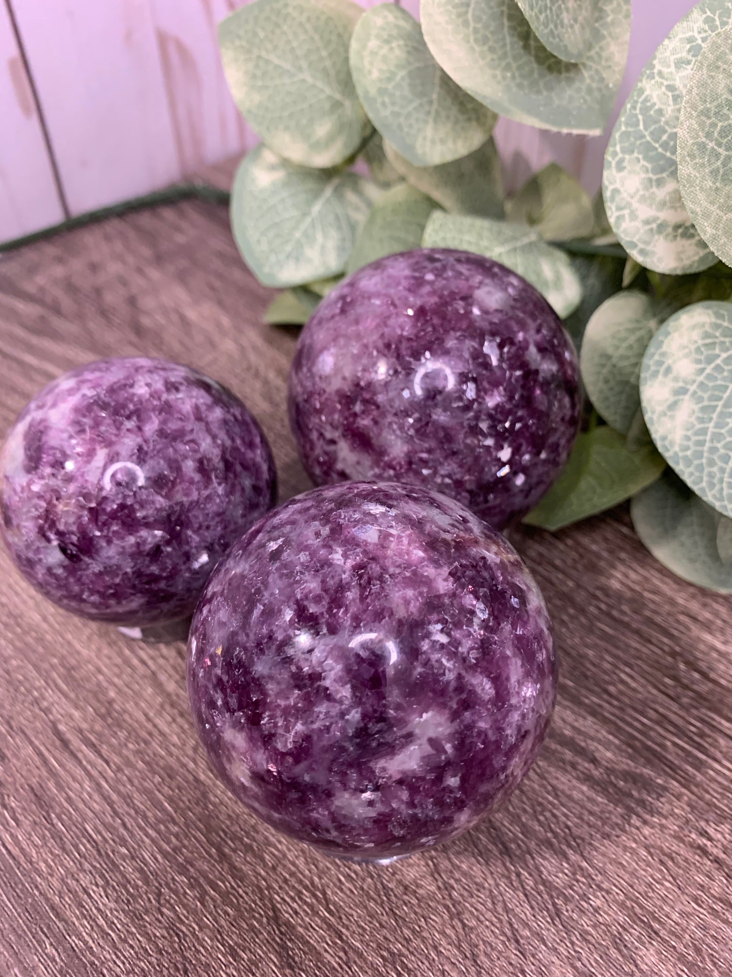 Lepidolite Sphere