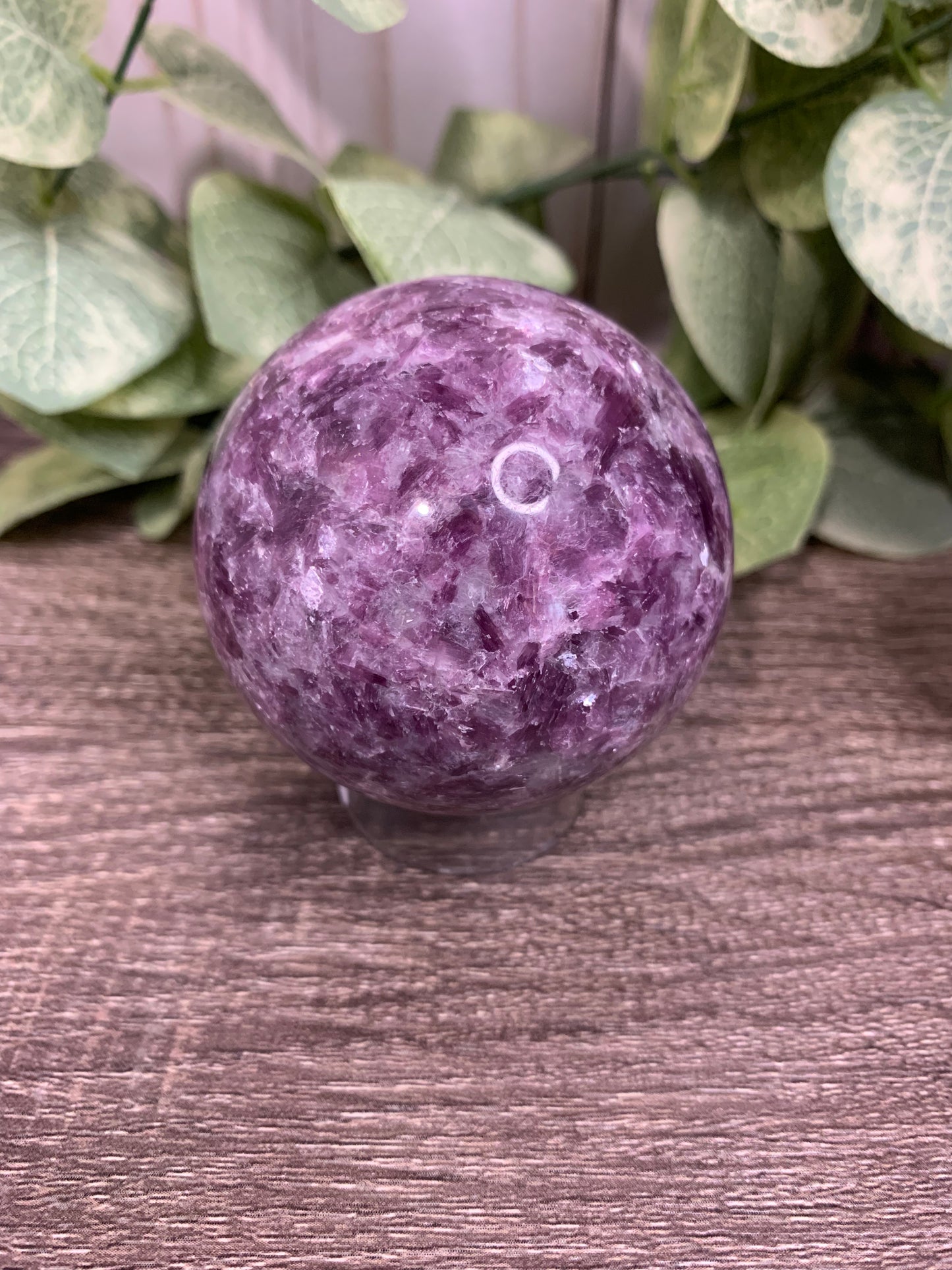 Lepidolite Sphere