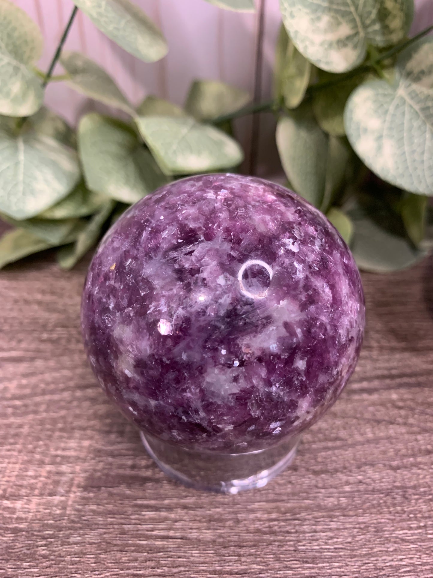 Lepidolite Sphere