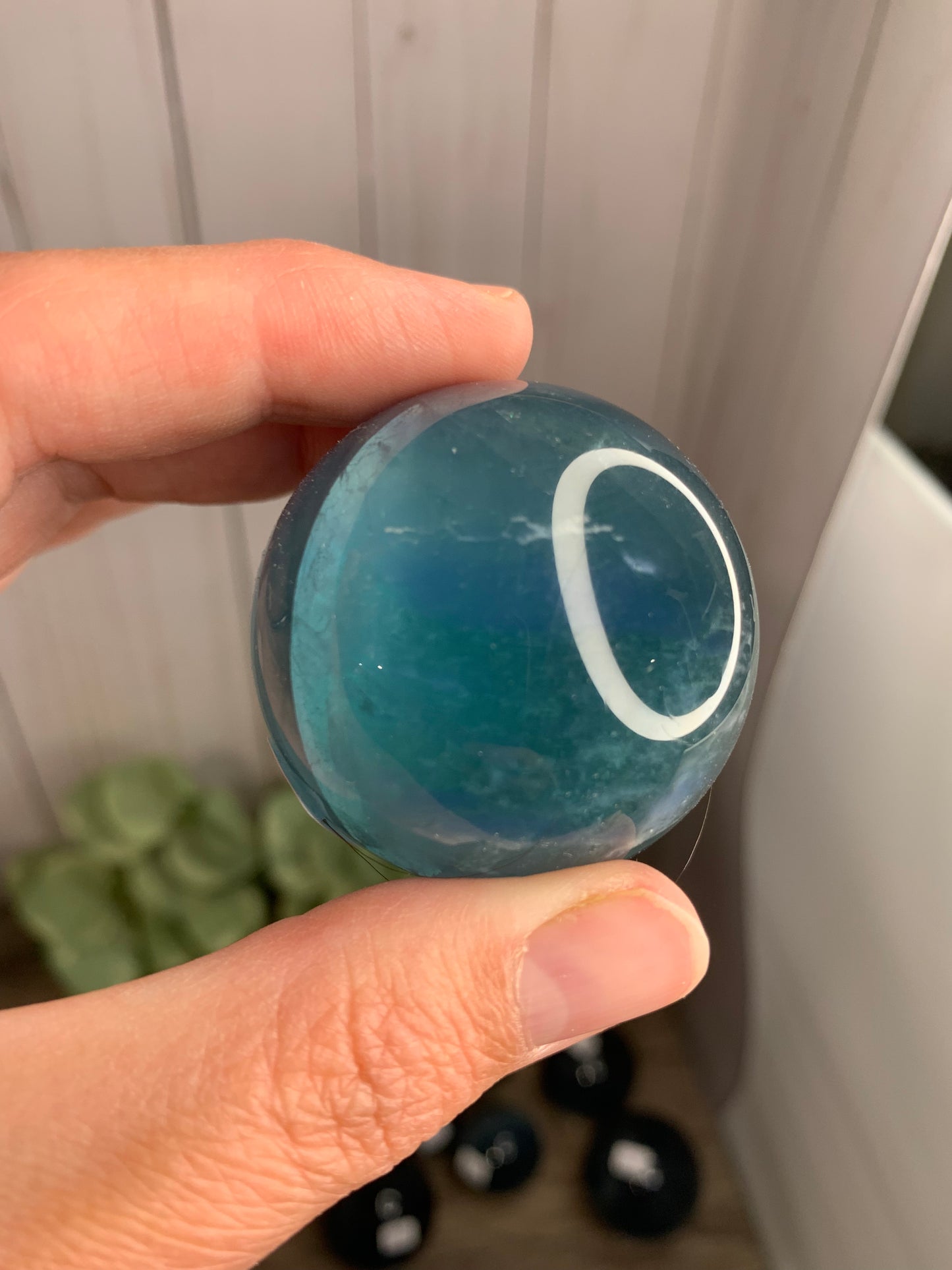 Blue Fluorite Sphere