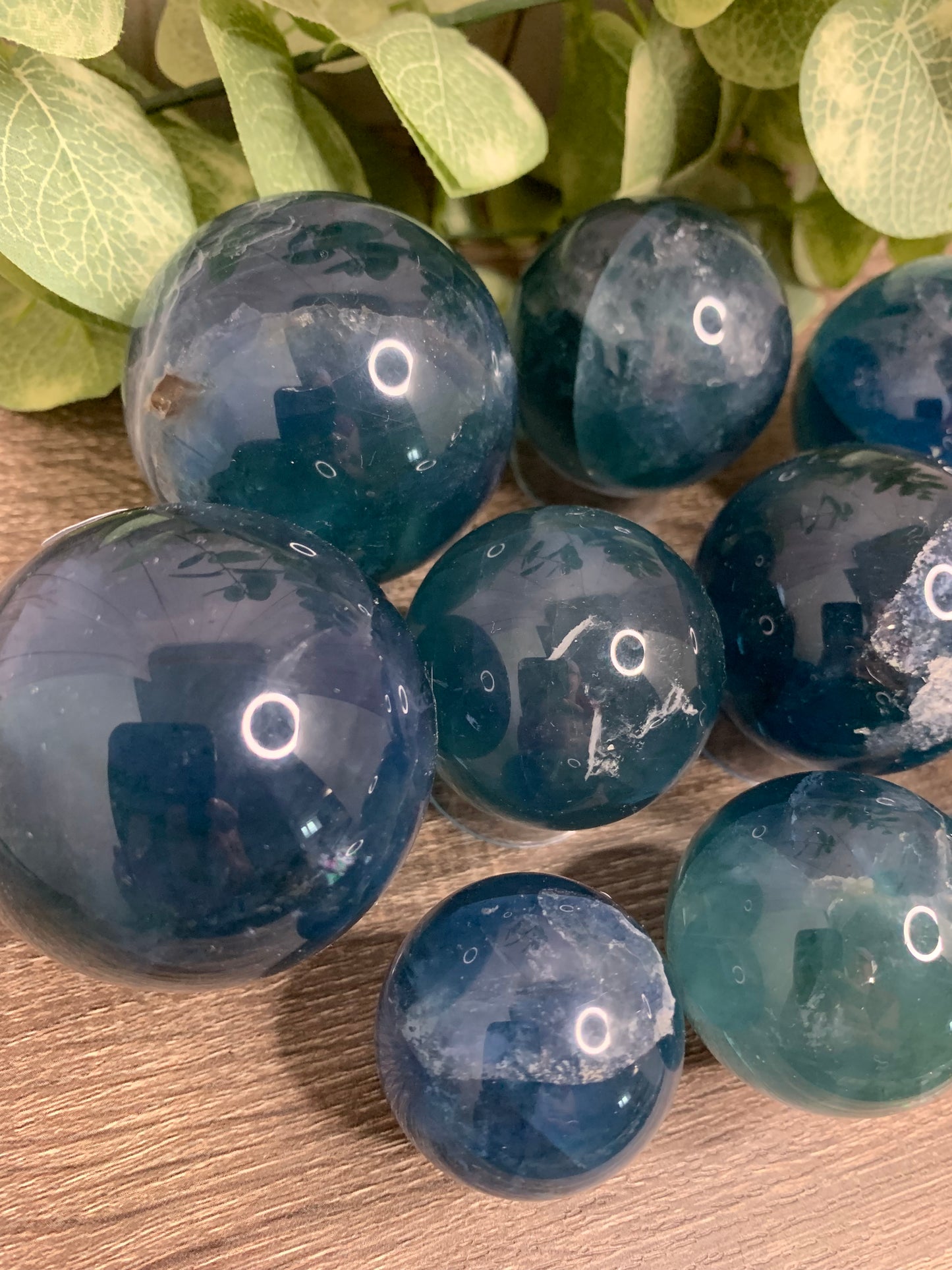 Blue Fluorite Sphere