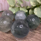 Green Fluorite Spheres