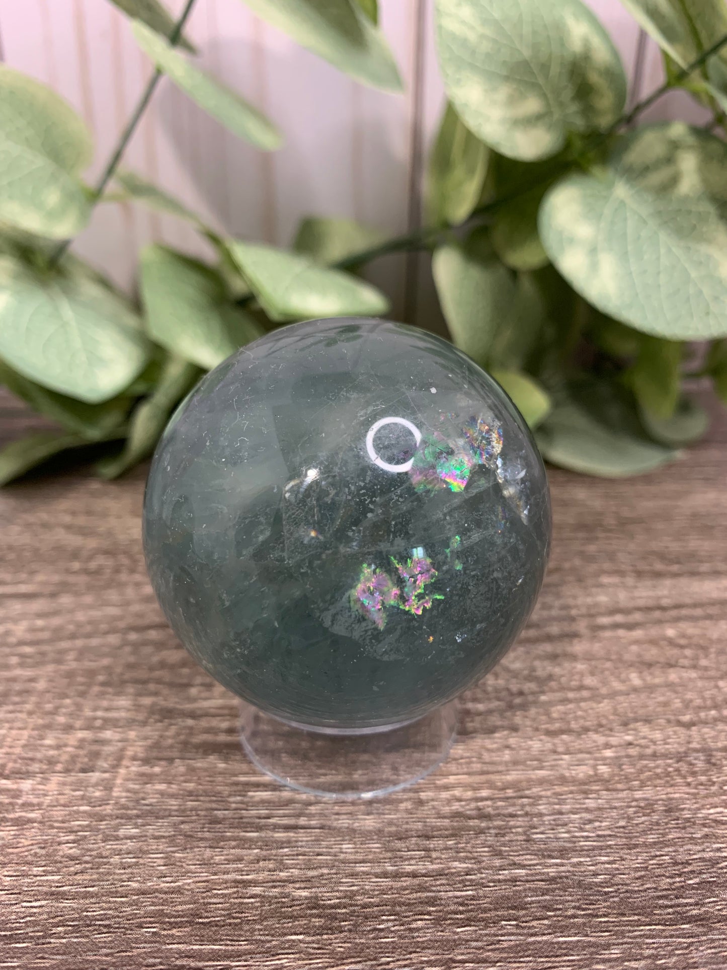 Green Fluorite Spheres