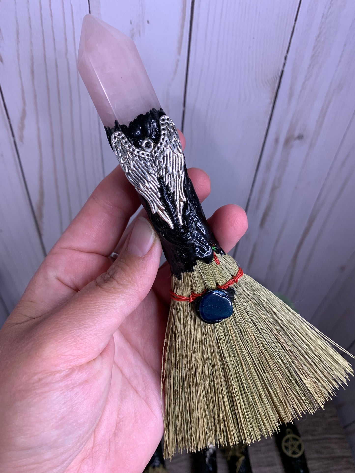 Broom with Crystal