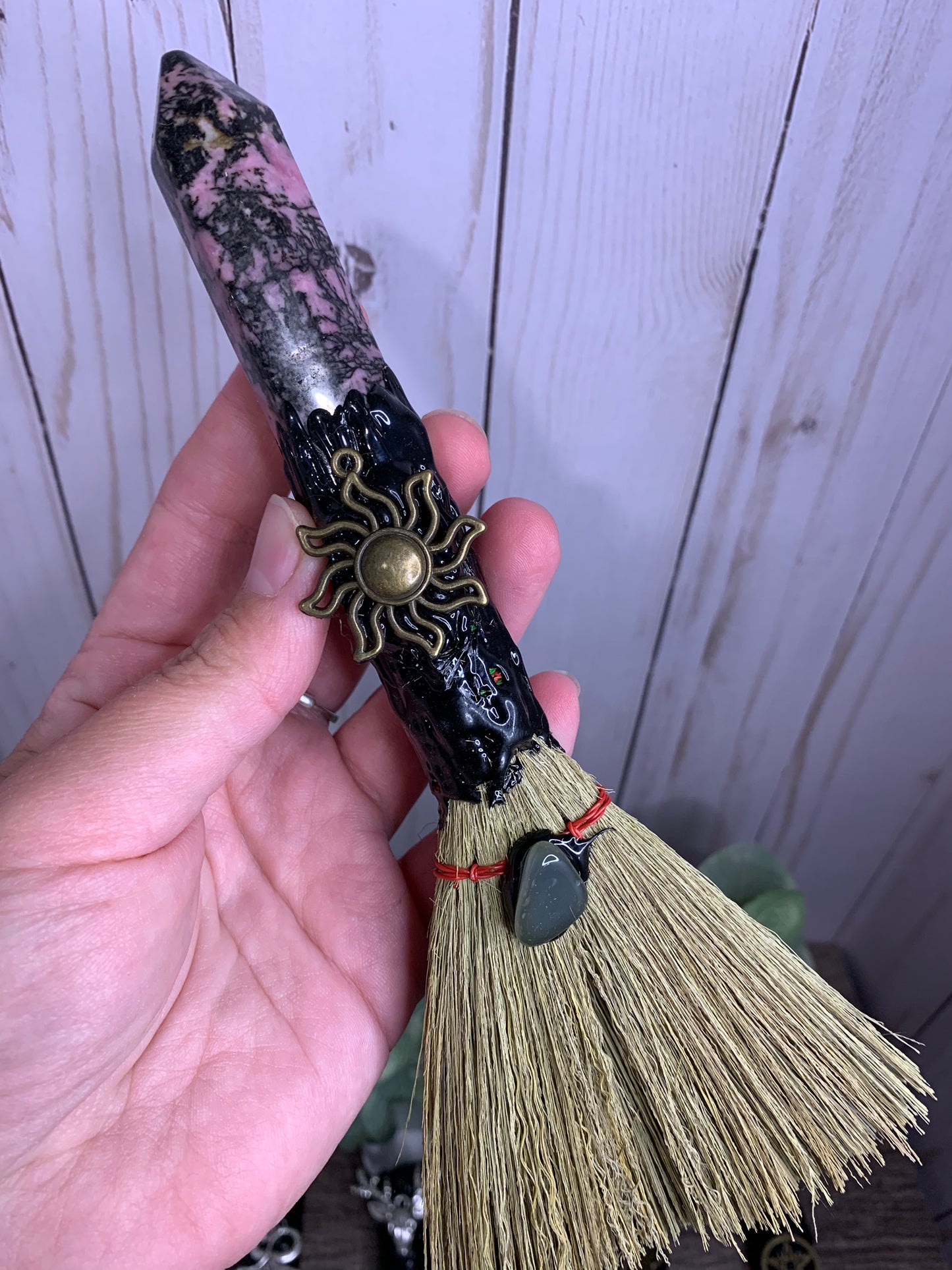 Broom with Crystal