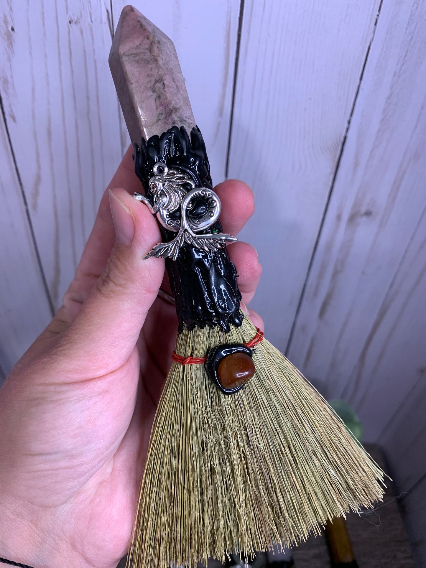 Broom with Crystal