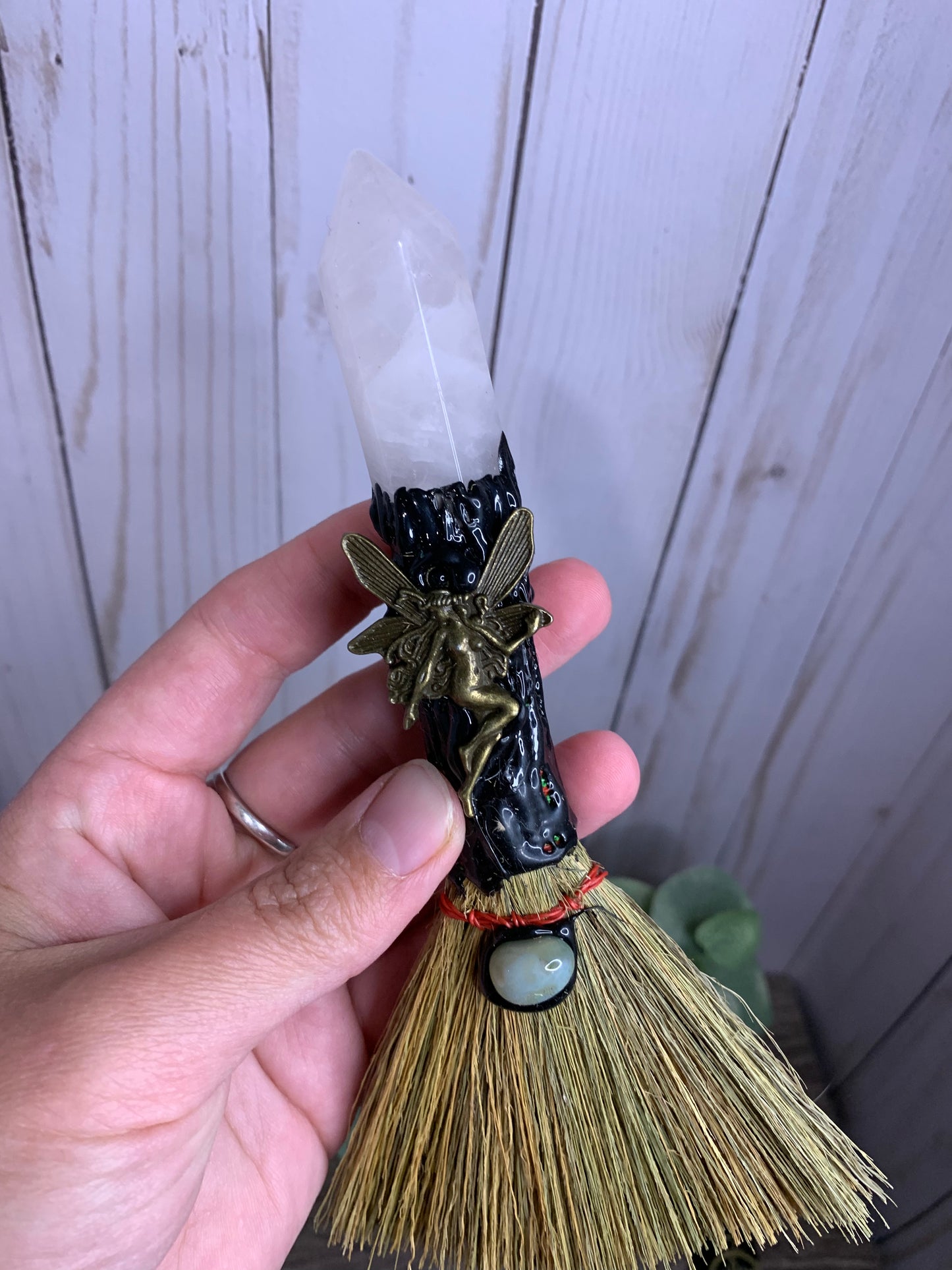 Broom with Crystal