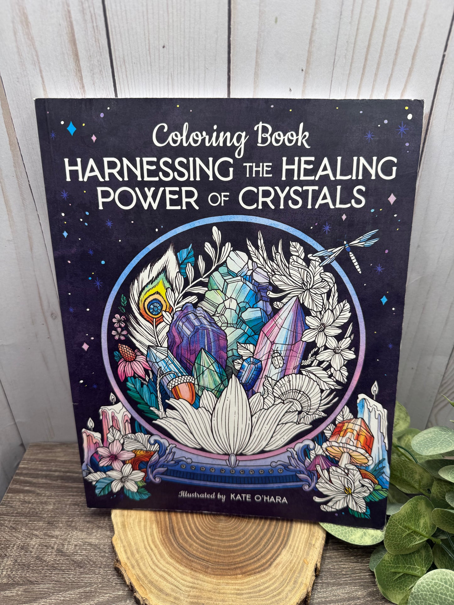Harness the Healing Power of Crystals Coloring Book