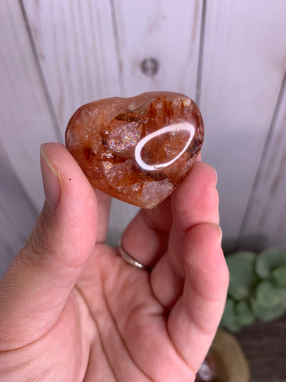 Fire Quartz Heart