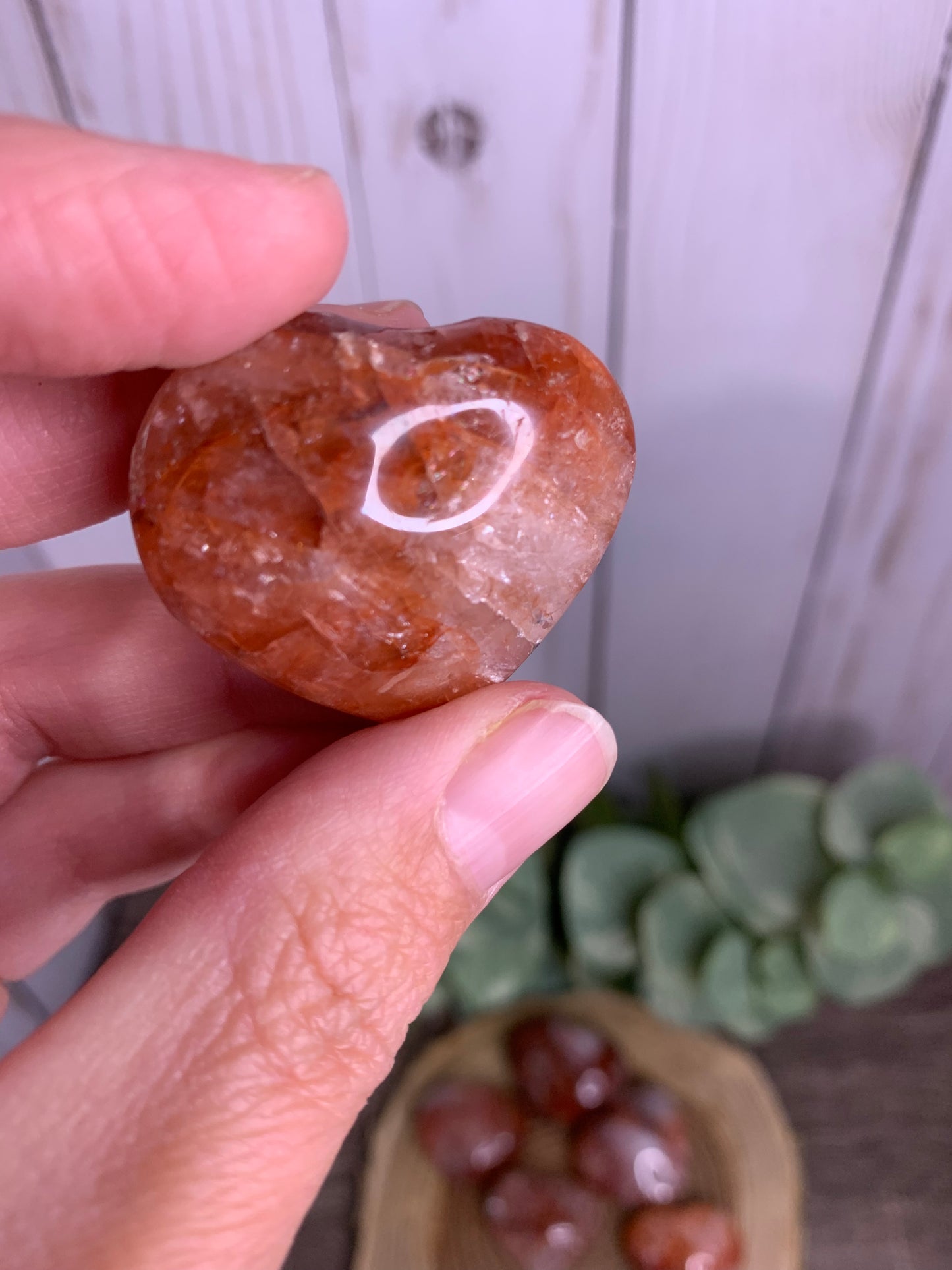 Fire Quartz Heart