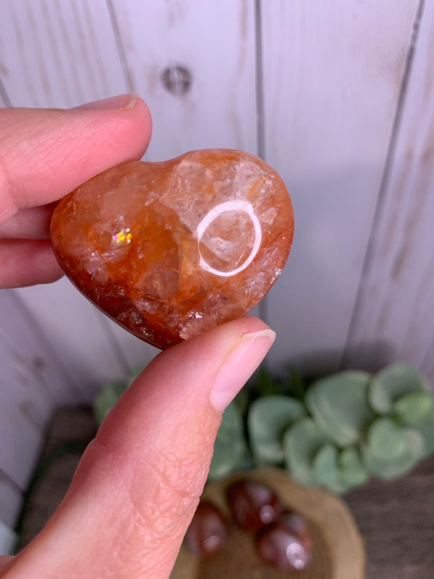 Fire Quartz Heart