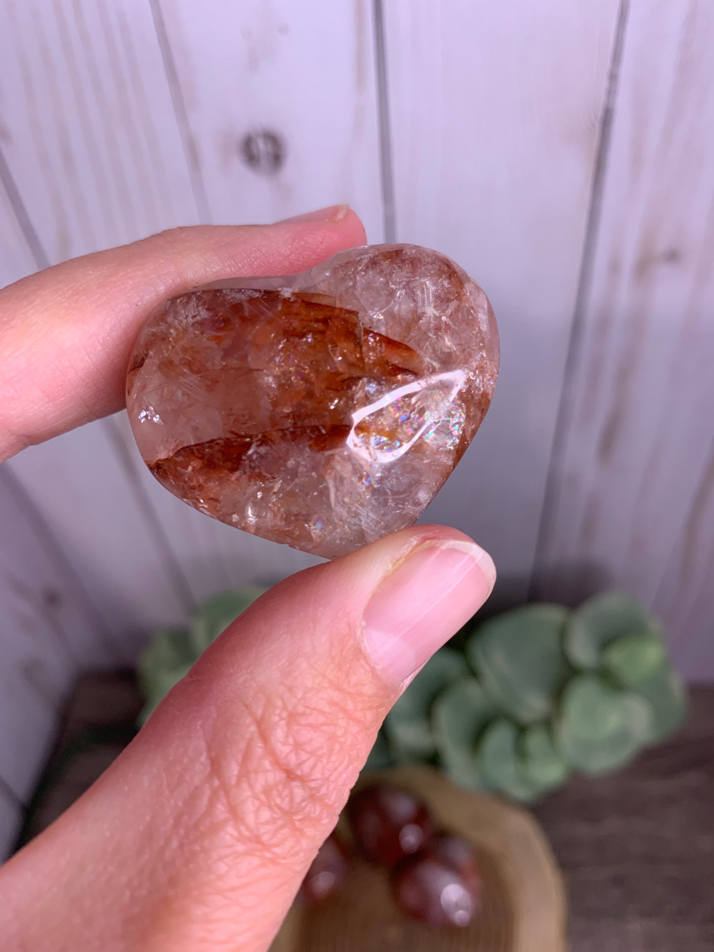 Fire Quartz Heart