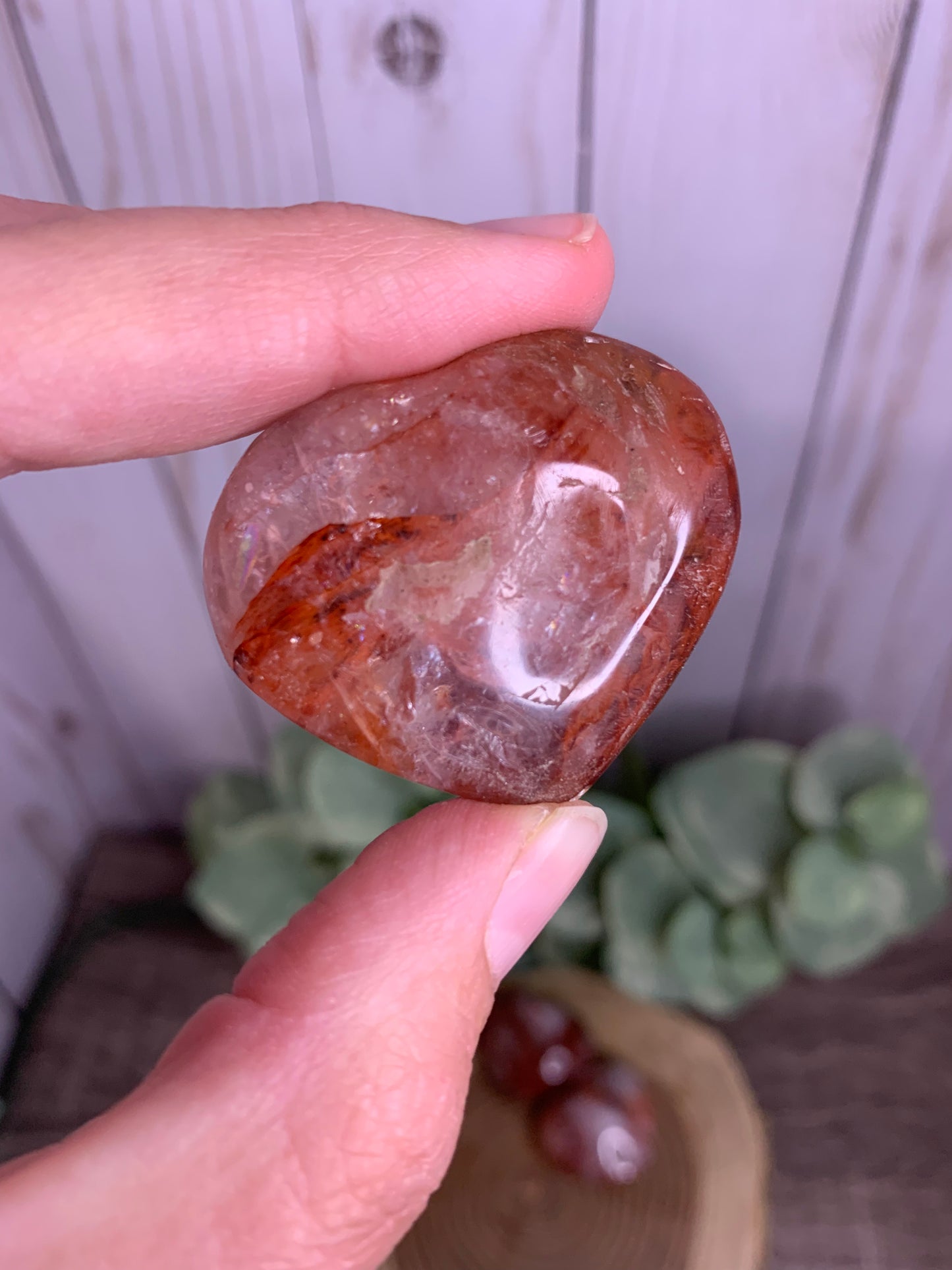 Fire Quartz Heart