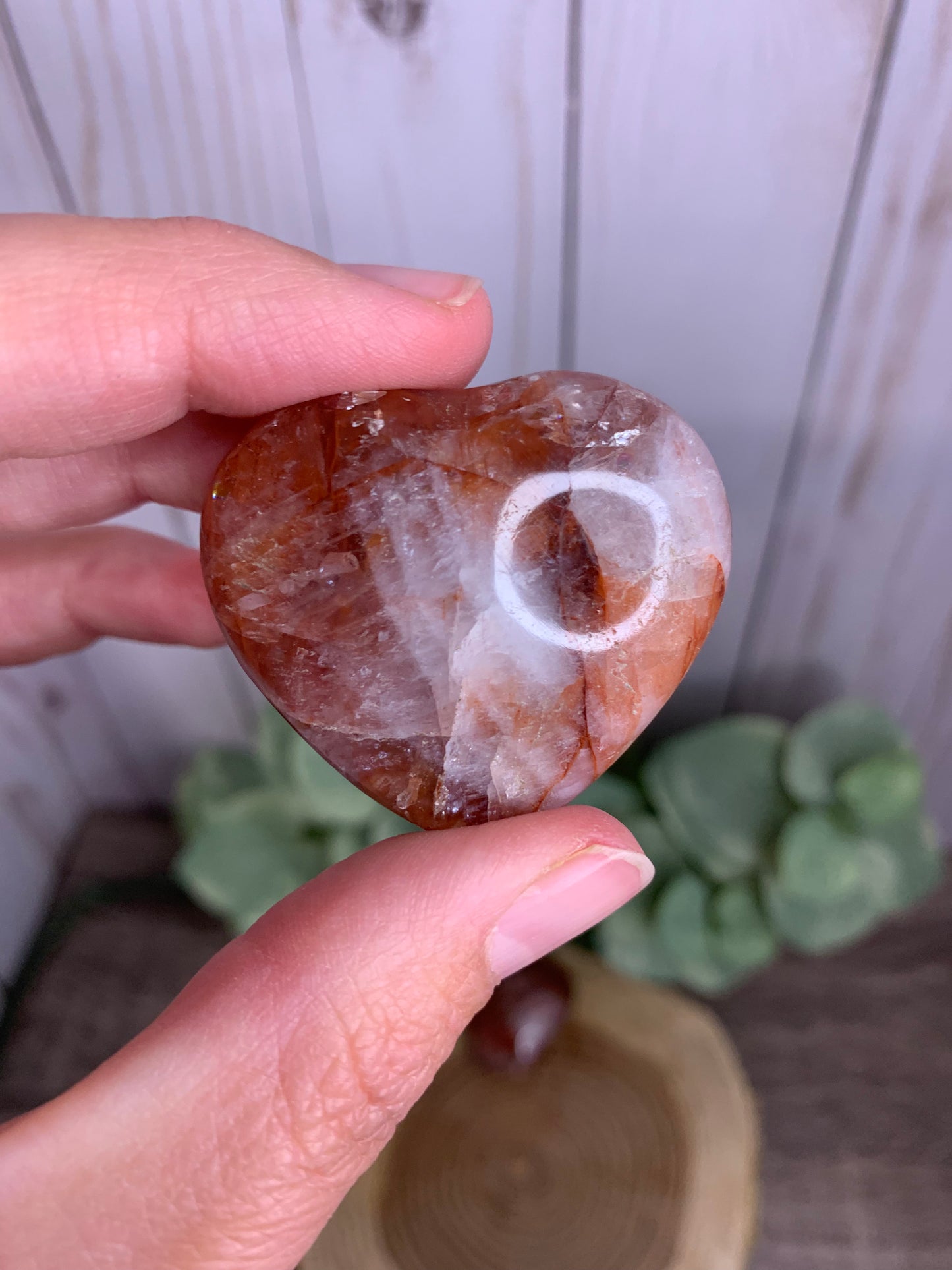 Fire Quartz Heart