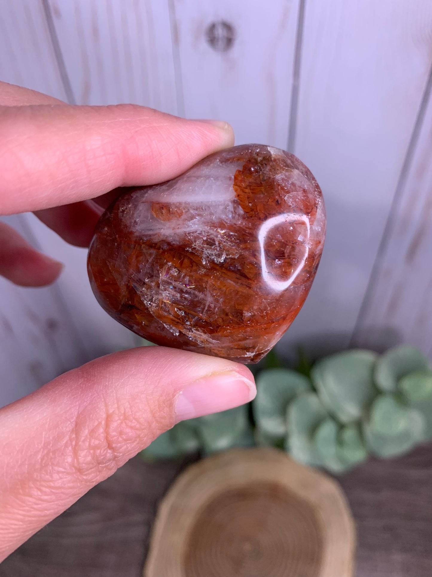 Fire Quartz Heart