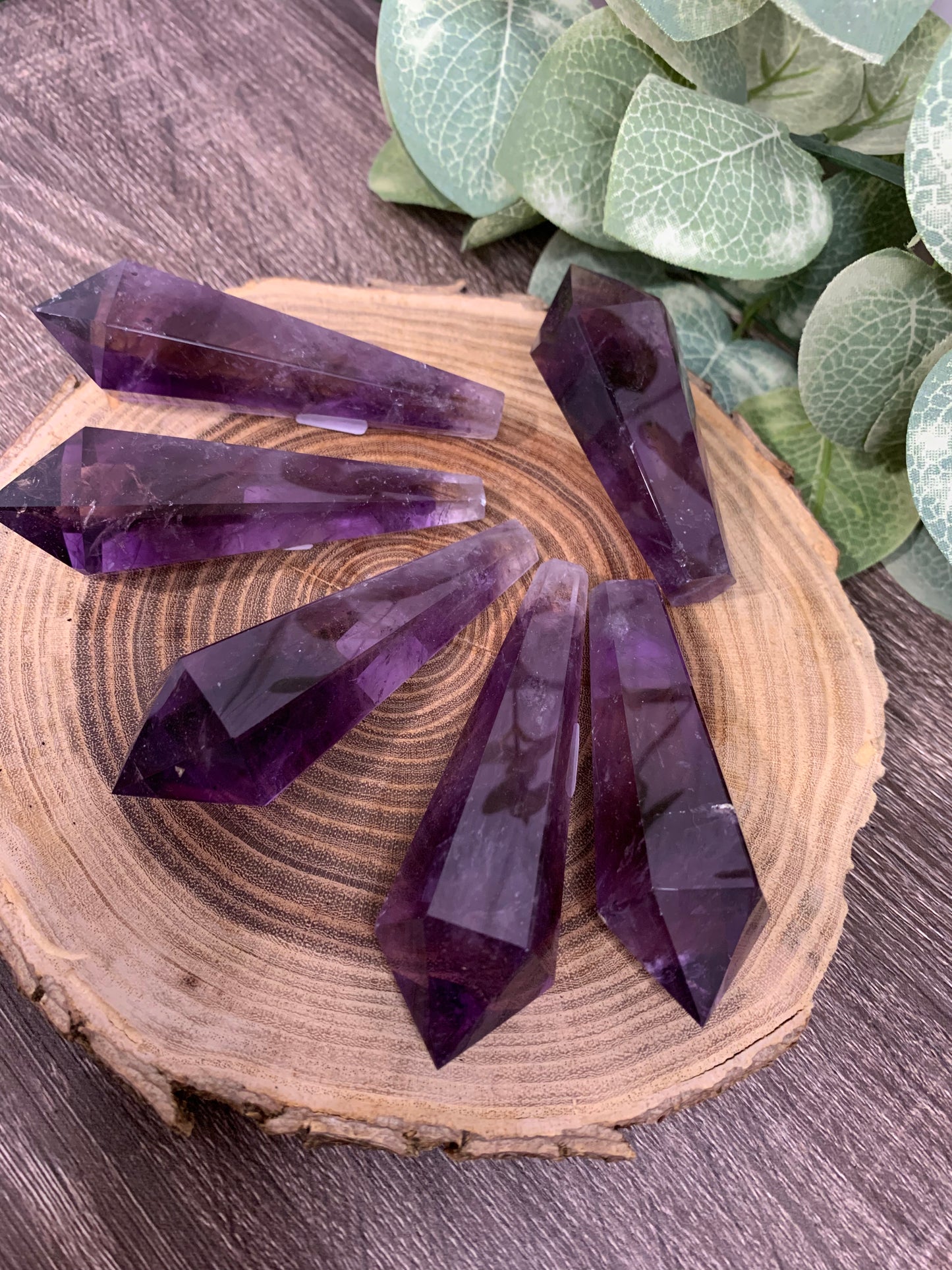 Amethyst Crystal Wands