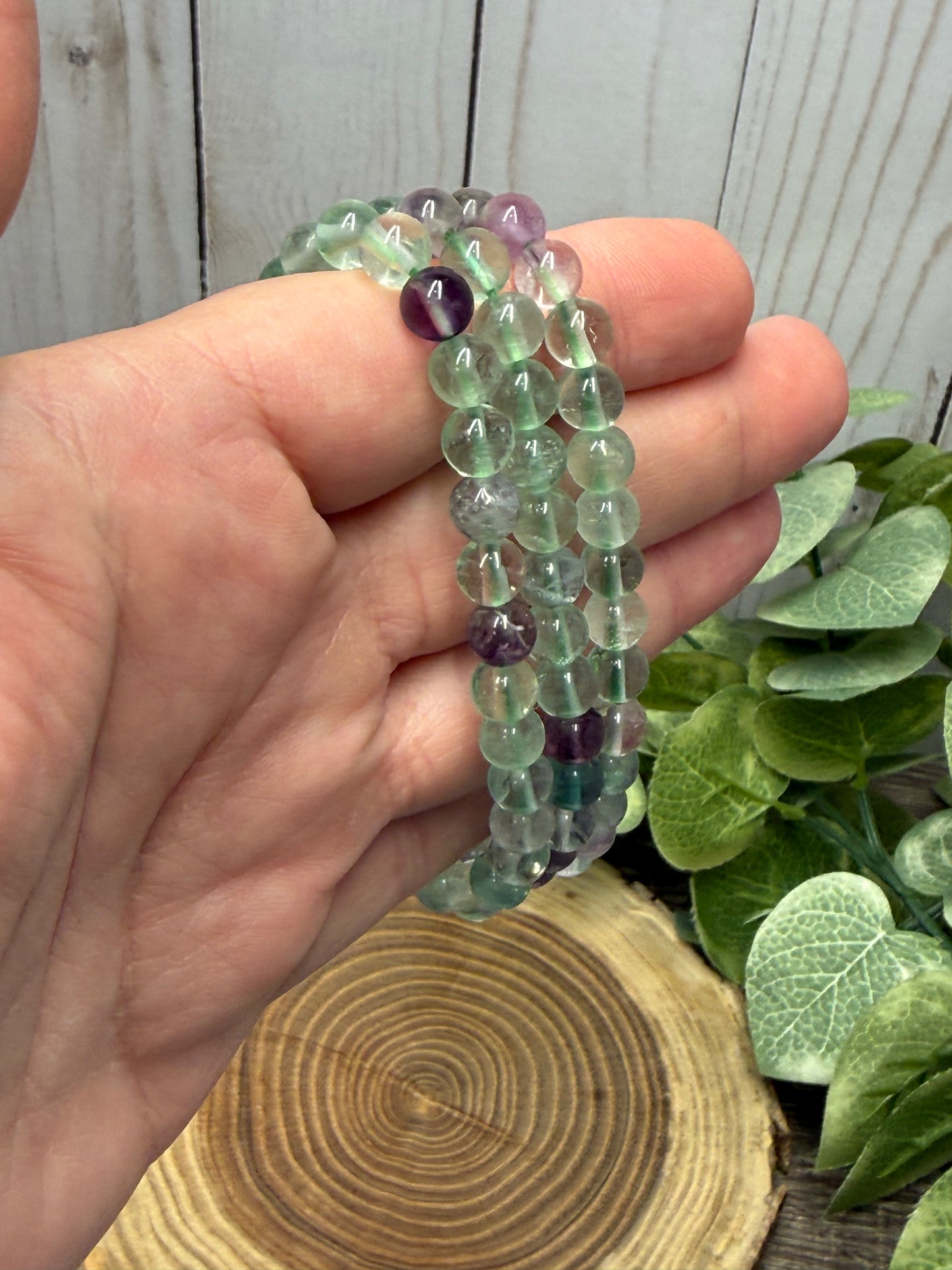 Fluorite - Bracelet 6 mm