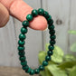 Malachite Round Beads - Bracelet 6 mm