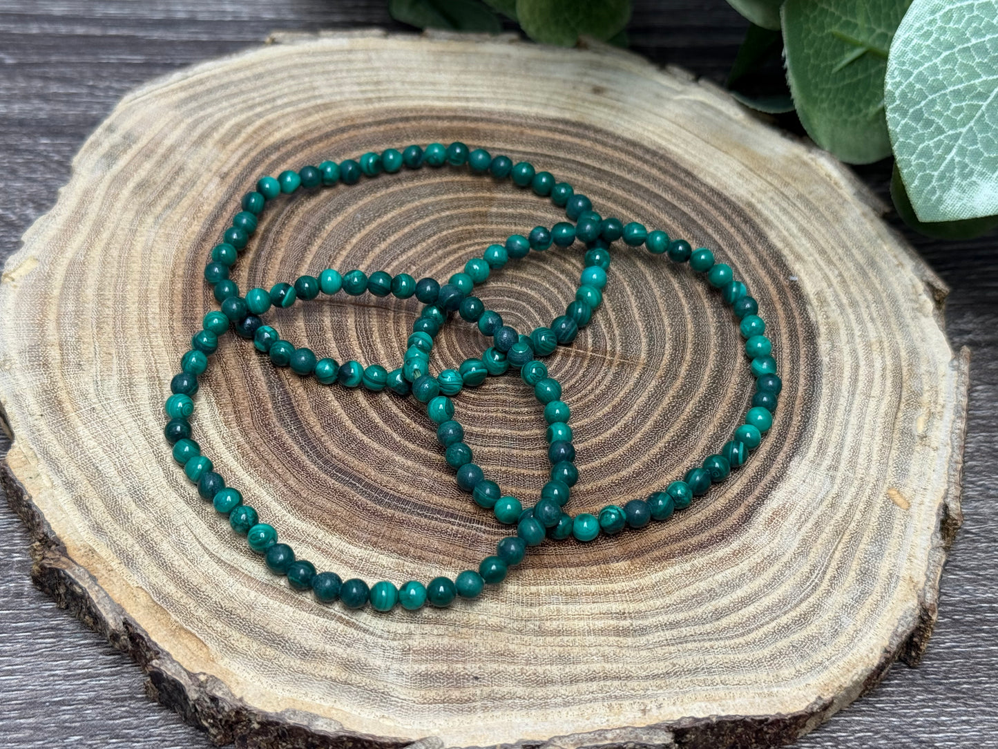 Malachite - Bracelet 4 mm