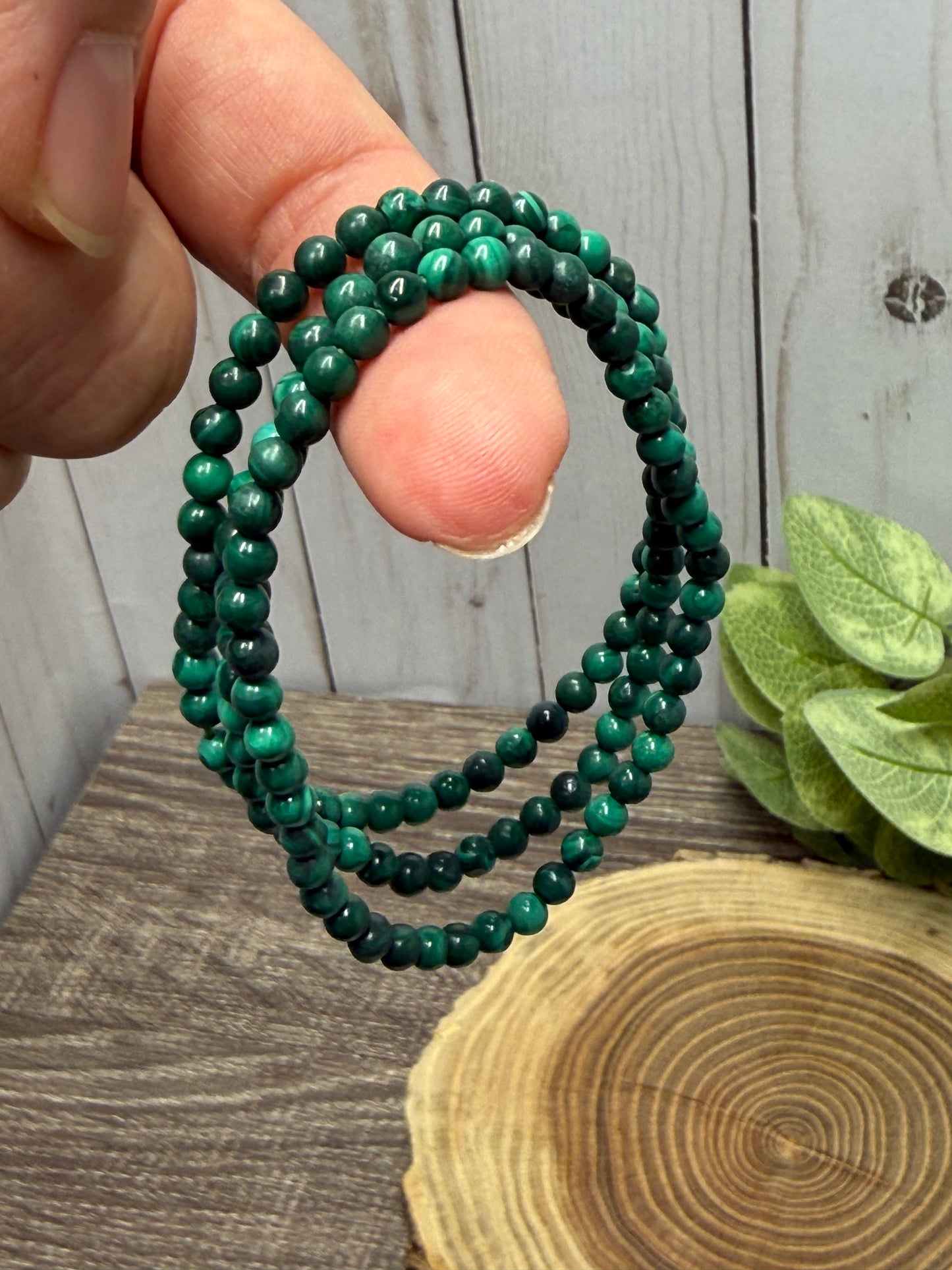 Malachite - Bracelet 4 mm