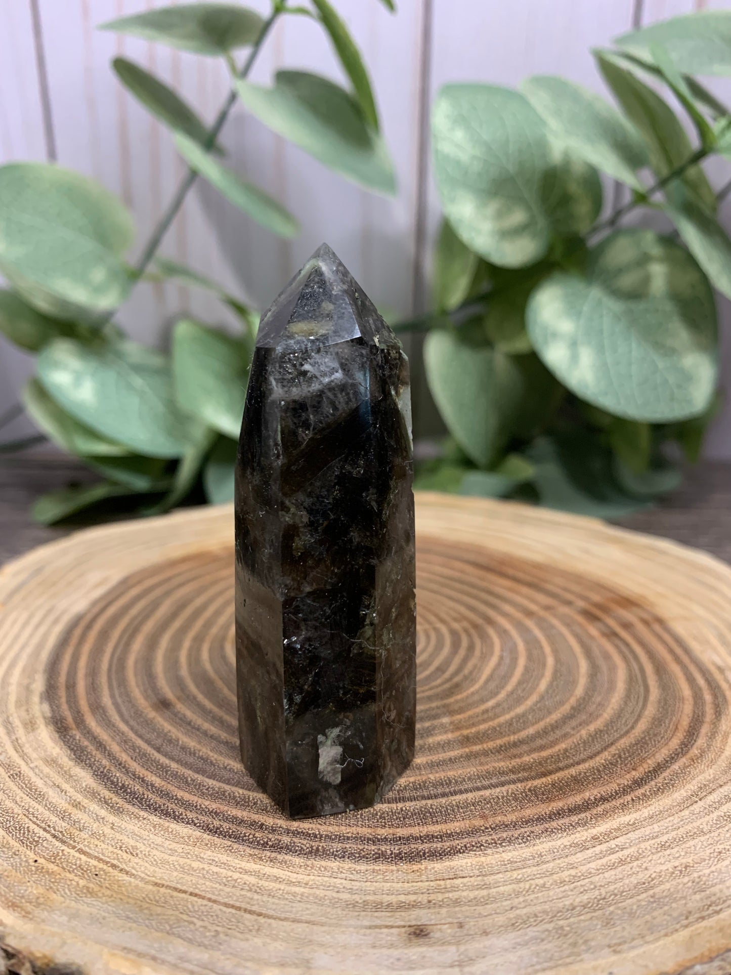 Tourmaline with Lepidolite and Lithium Tower - Rare Find!