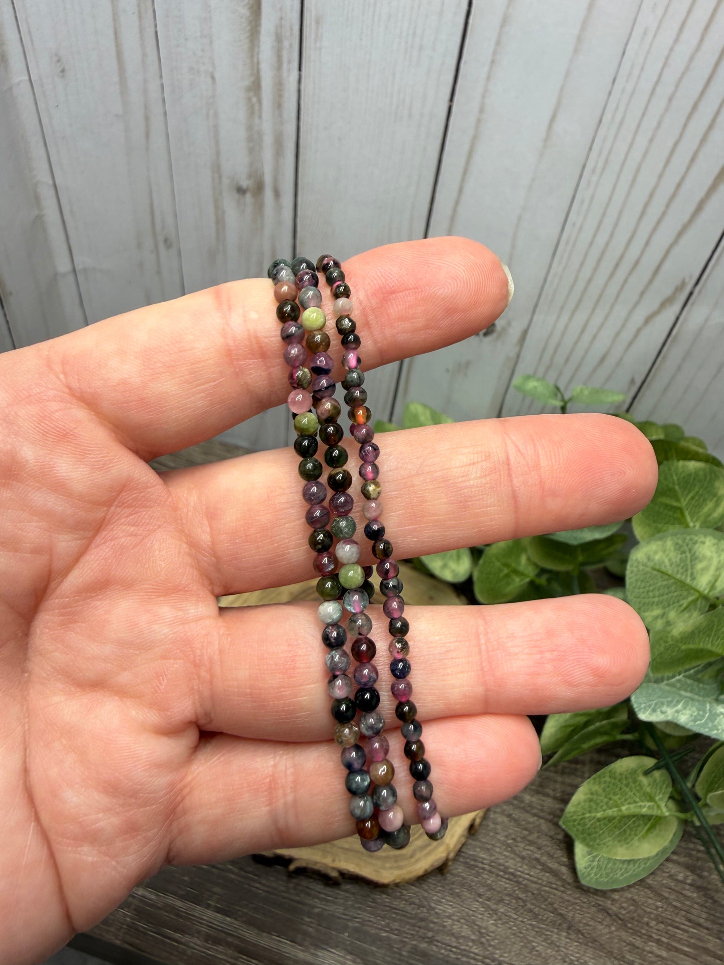 Watermelon Tourmaline - Bracelet 2 mm