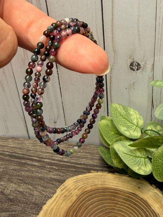 Watermelon Tourmaline - Bracelet 2 mm