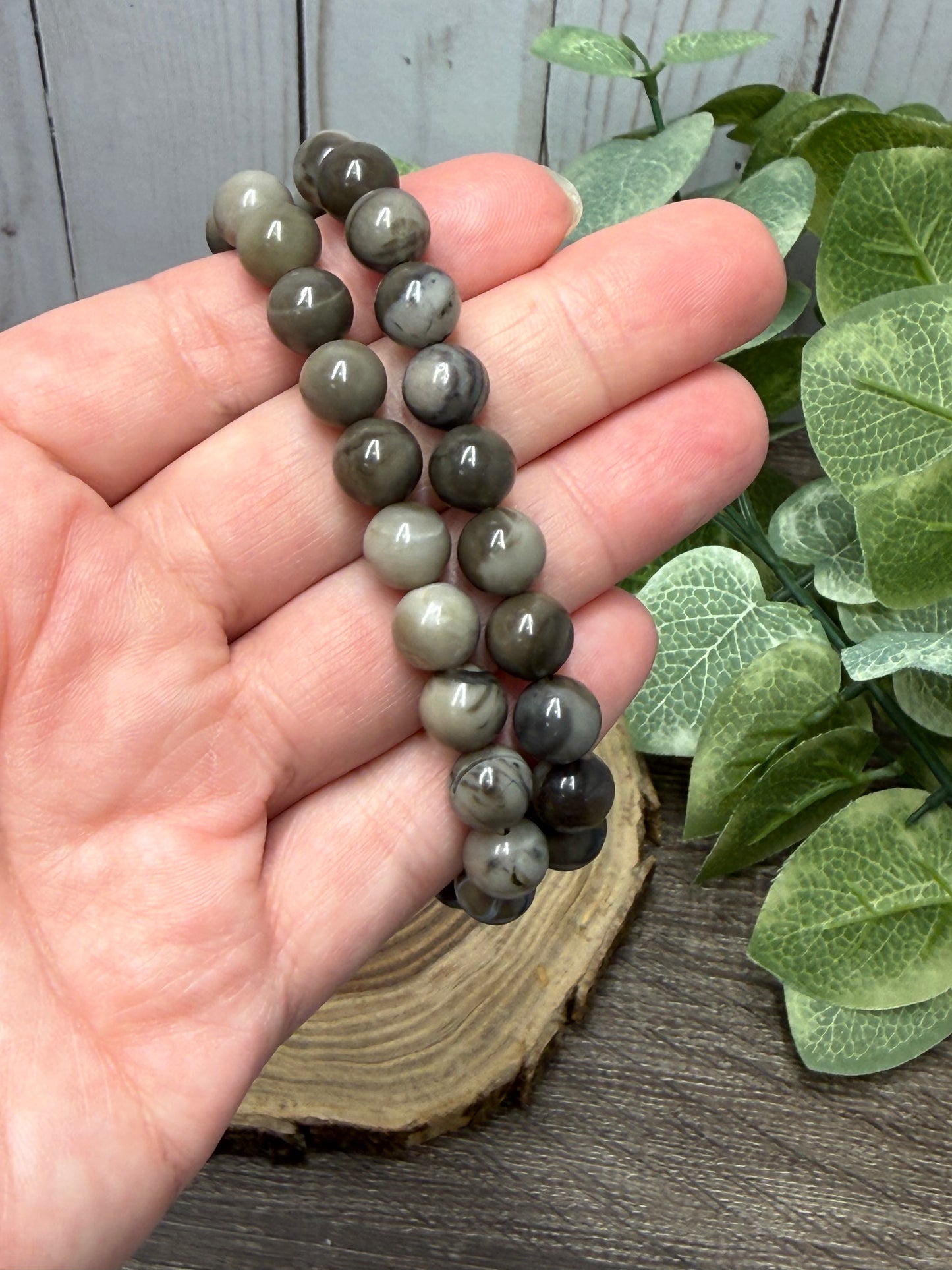 Lava Agate - Bracelet 8 mm