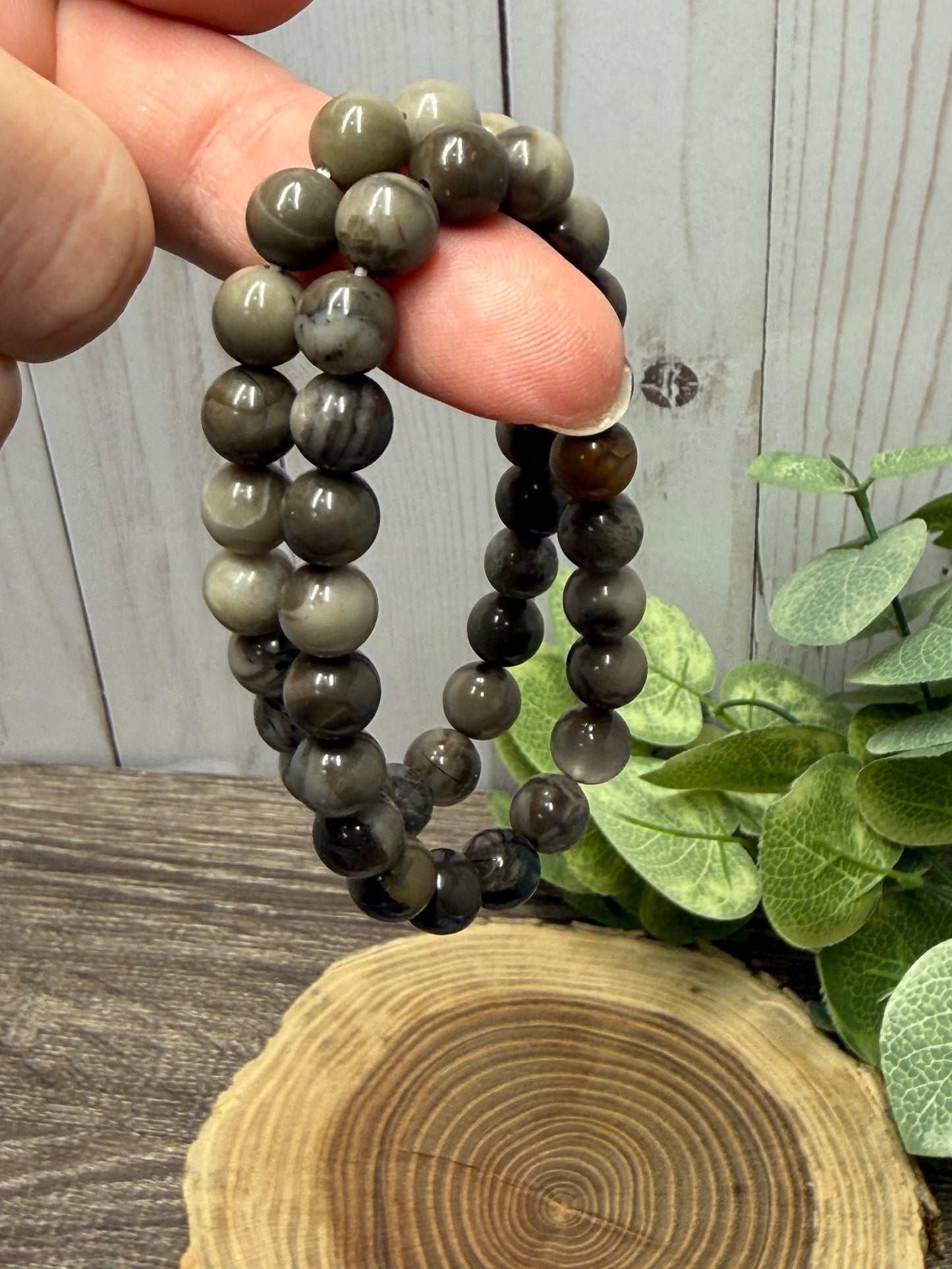 Lava Agate - Bracelet 8 mm